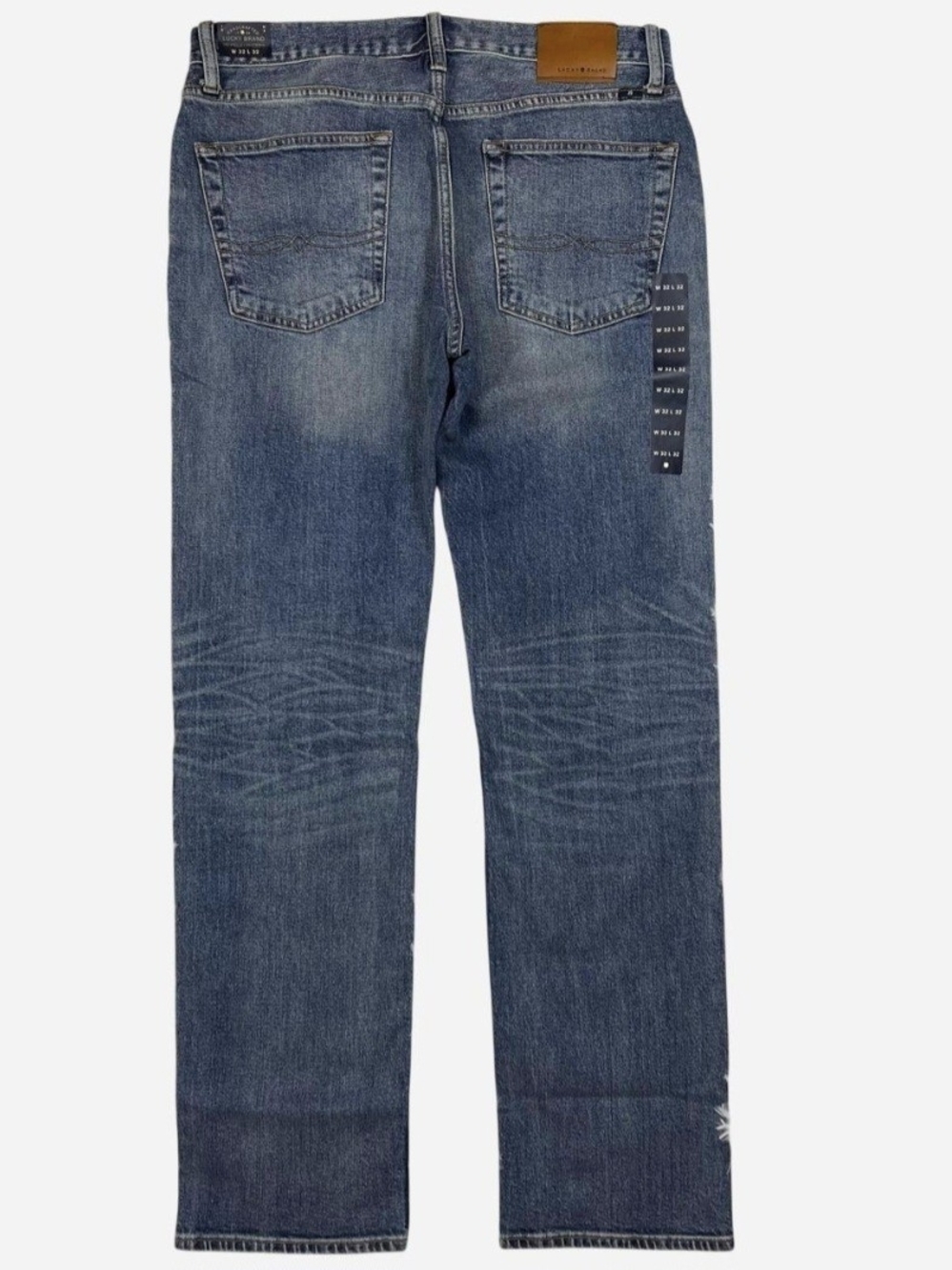 NWT Lucky Brand Men's Medium Blue Slim Straight Jeans - Picture 3 of 7